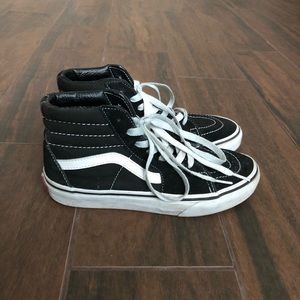 black high top vans